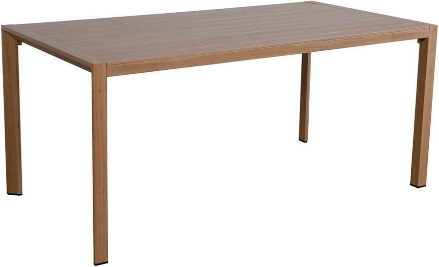 Garden Impressions Felini tuintafel aluminium 160x84 cm light teak look