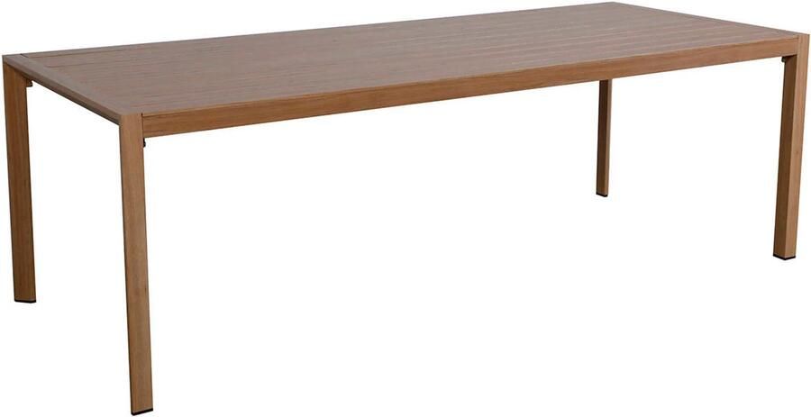 Garden Impressions Felini tuintafel aluminium 220x93cm light teak look