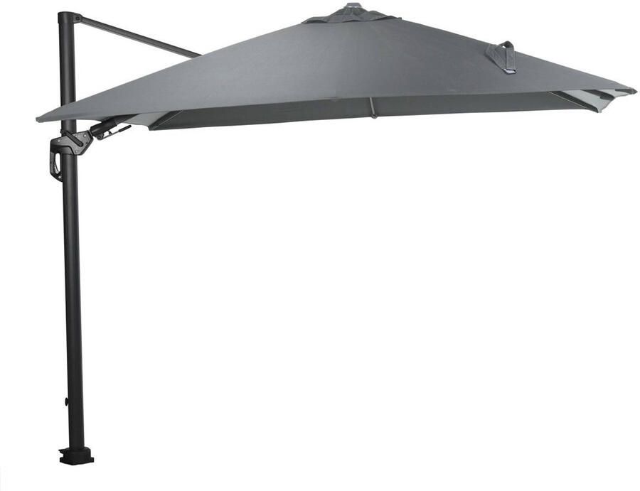 Van Kooten Tuin en Buitenleven Hawaii Lumen parasol 300x300 cm carbon black dark grey - Foto 2