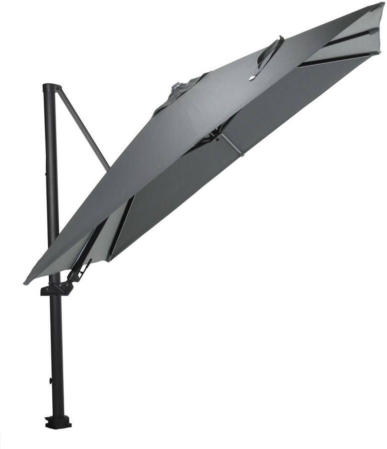 Van Kooten Tuin en Buitenleven Hawaii Lumen parasol 300x300 cm carbon black dark grey