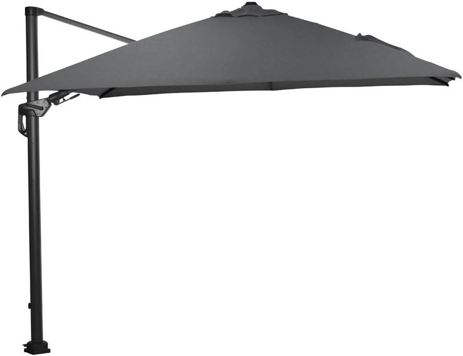 Garden Impressions Hawaii parasol Deluxe 300 x 300 cm. Donkergrijs