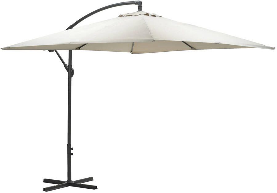 Garden Impressions Corfu parasol 250x250 donker grijs zand