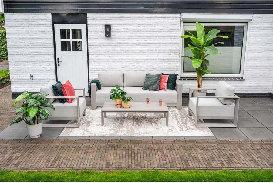 Garden Impressions Levanto loungetafel 140x68 cm taupe - Foto 3
