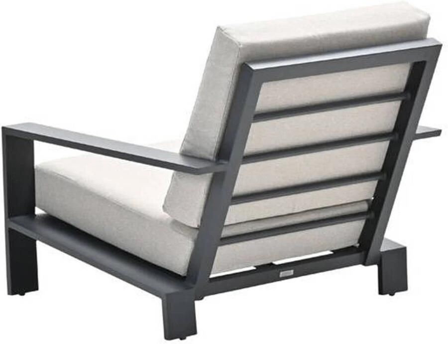 Garden Impressions Lincoln lounge fauteuil carbon black desert sand - Foto 4