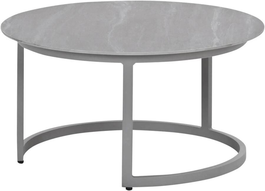 Garden Impressions Monte Carlo lounge tuintafel Ø80xH40 cm taupe