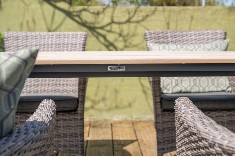 Garden Impressions Nevada dining tafel-205x100 cm-light teak Vironwood - Foto 2