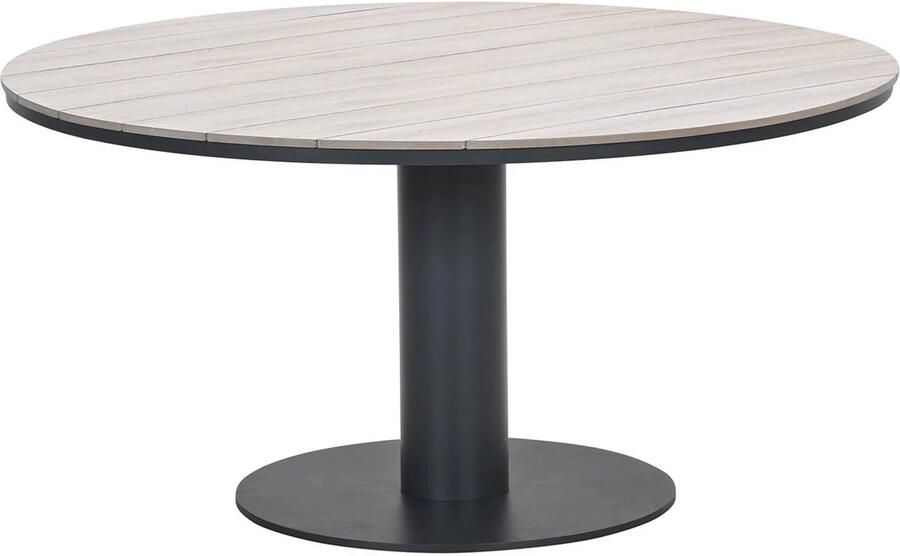 Garden Impressions Newton dining tuintafel rond Ø150 cm carbon black - Foto 1