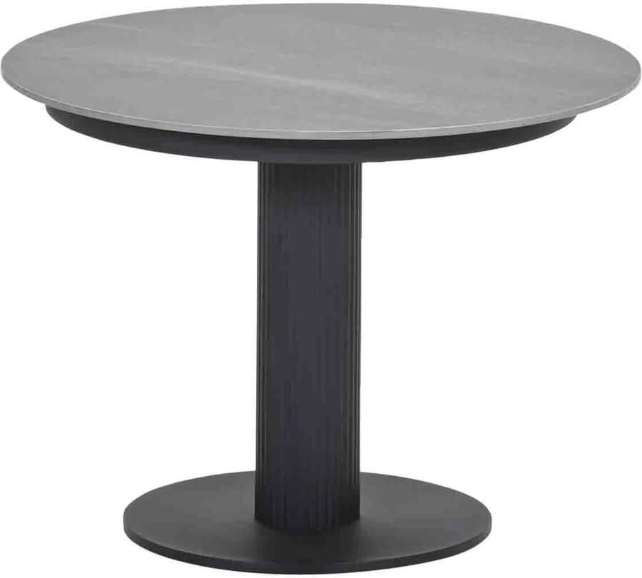 Garden Impressions Nice lounge tuintafel Ø60xH45 cm carbon black