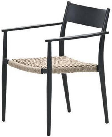 Garden Impressions Parijs dining fauteuil carbon black natural sand - Foto 4