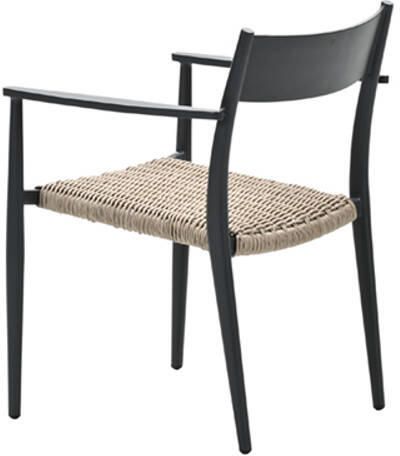 Garden Impressions Parijs dining fauteuil carbon black natural sand - Foto 3