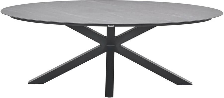 Garden Impressions Scotland tafel 230x115 cm carbon black Centostone Napoli grey - Foto 2