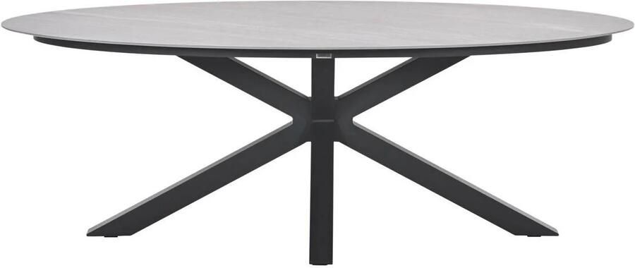 Garden Impressions Scotland tafel 230x115 cm carbon black Centostone Napoli sand - Foto 3