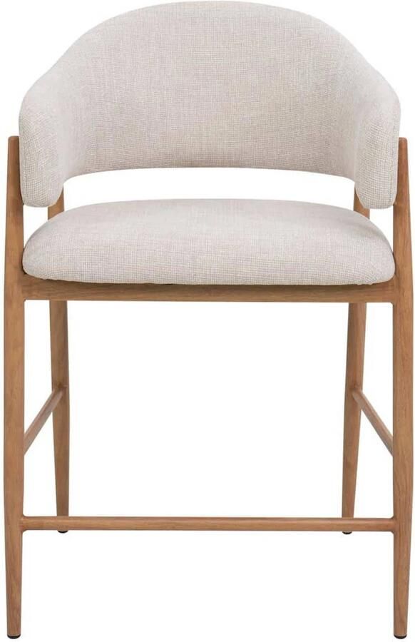 Giga Meubel Barkruk DÃ©nia Beige Naturel Zithoogte 75cm (set van 2) - Foto 3