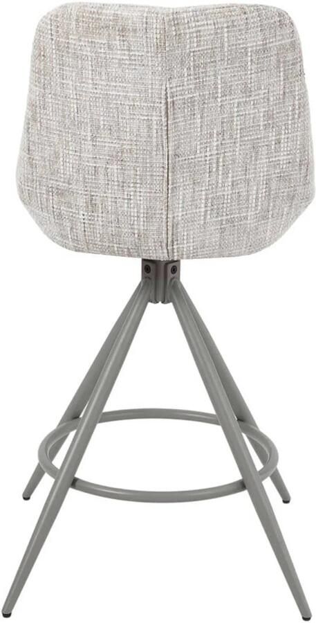 DÉJA Living Barkruk Senna Greige Draaibaar Zithoogte 67cm Set van 2 - Foto 2