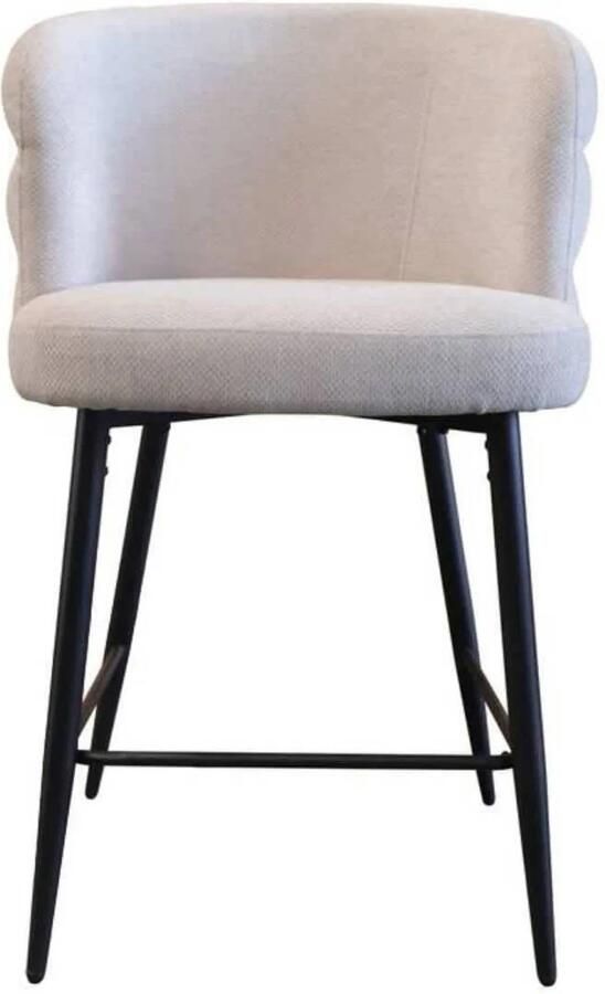 DÉJA Living Barstoel Félix Taupe Zithoogte 65cm Set van 2