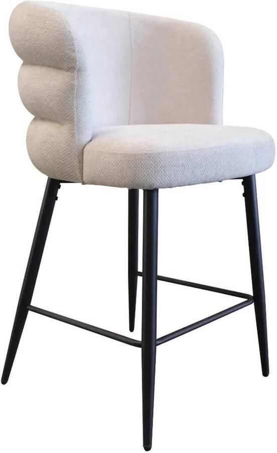 DÉJA Living Barstoel Félix Taupe Zithoogte 65cm Set van 2 - Foto 2