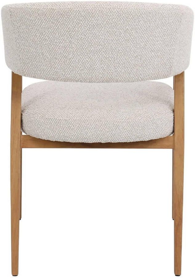 DÉJA Living Eetkamerstoel Fureso Beige Naturel Set van 2 - Foto 3