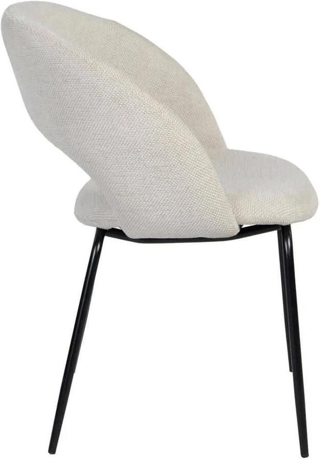 Giga Meubel Eetkamerstoel Beige Stof 60x56x79cm Eetkamerstoel Julius - Foto 3