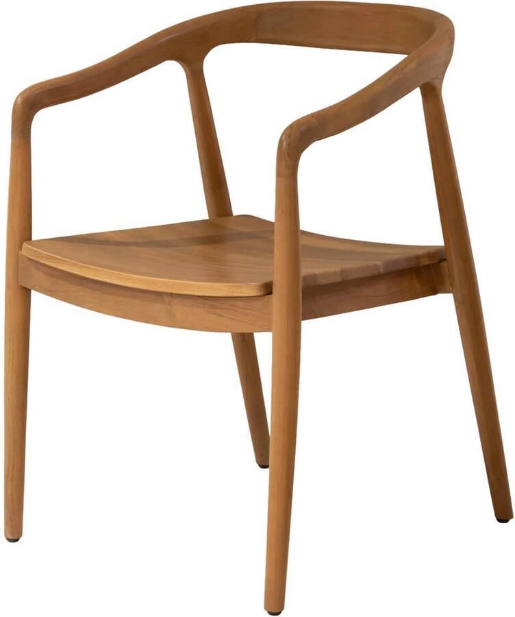 DÉJA Living Eetkamerstoel Lasse Naturel Hout Set van 2 - Foto 2