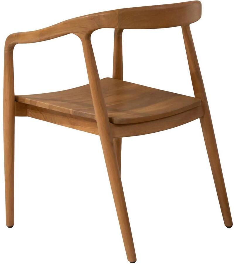DÉJA Living Eetkamerstoel Lasse Naturel Hout Set van 2 - Foto 4