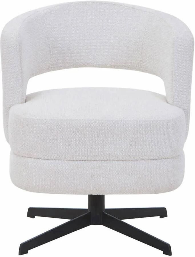 DÉJA Living Eetkamerstoel Lave Beige Draaibaar Set van 2 - Foto 3