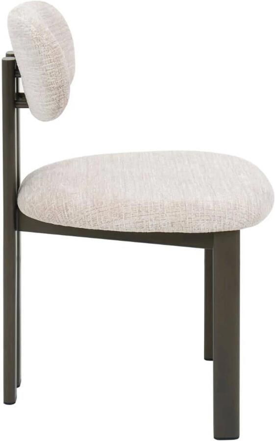 Giga Meubel Eetkamerstoel Noor Beige Brons 51x53x81cm Set van 2 - Foto 3