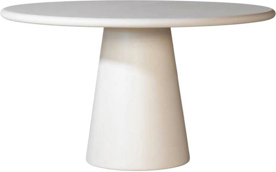 DÉJA Living Eettafel Brunn Rond Beige Eco Composiet 130cm - Foto 2