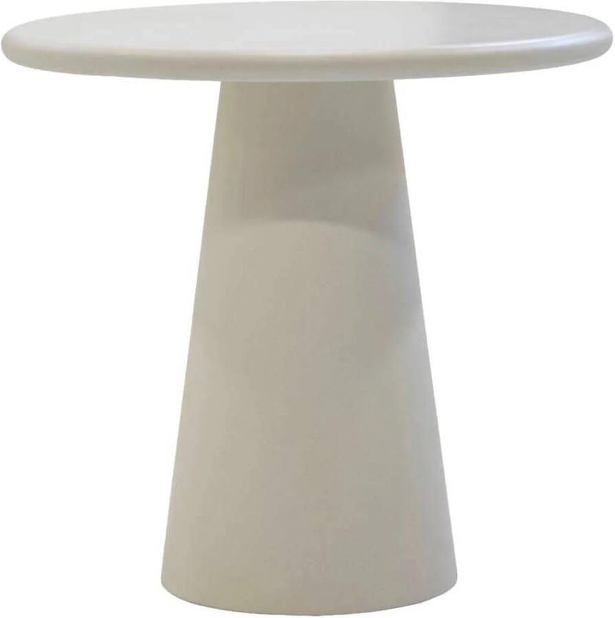 DÉJA Living Eettafel Brunn Rond Beige Eco Composiet 80cm