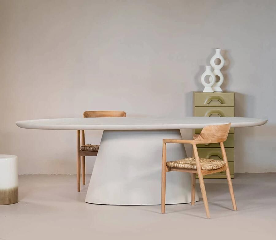 Giga Meubel Eettafel Rechthoek 160cm Beige Eco Composiet Cleo - Foto 3