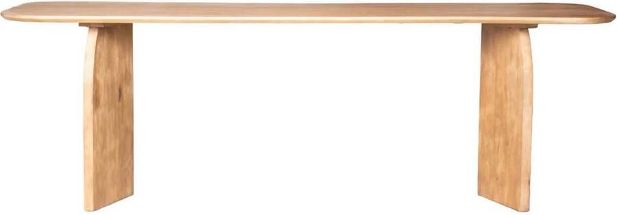 Giga Meubel Eettafel Dalarna Deens Ovaal Naturel Hout 240x100x76cm