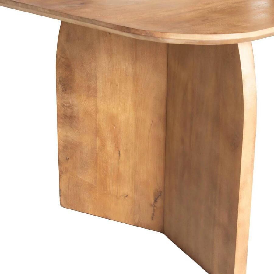 Giga Meubel Eettafel Dalarna Deens Ovaal Naturel Hout 240x100x76cm - Foto 2