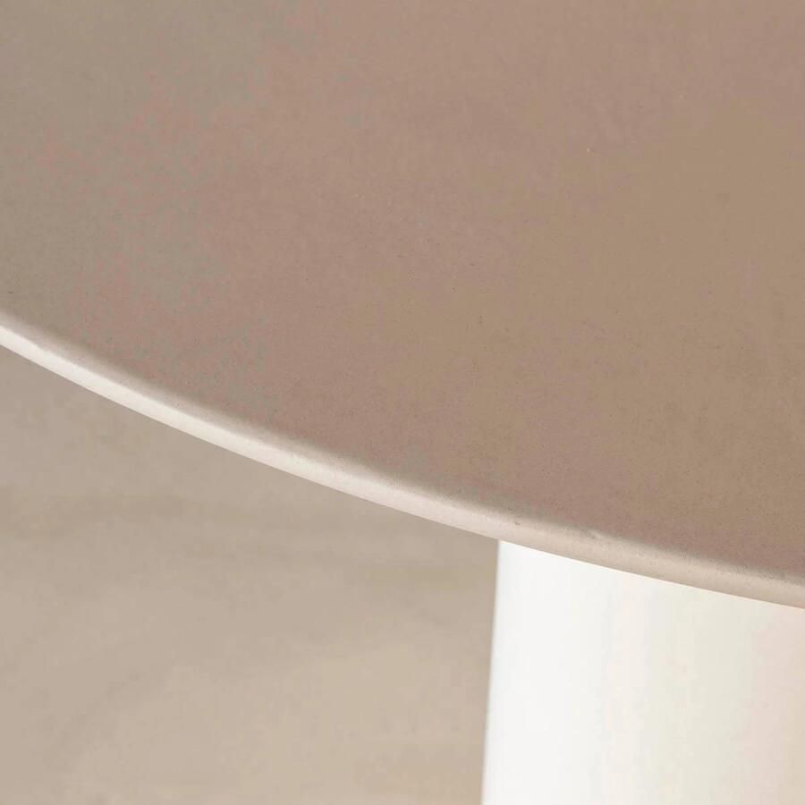 DÉJA Living Eettafel Dalarö Rond Beige Eco Composiet 130cm - Foto 2
