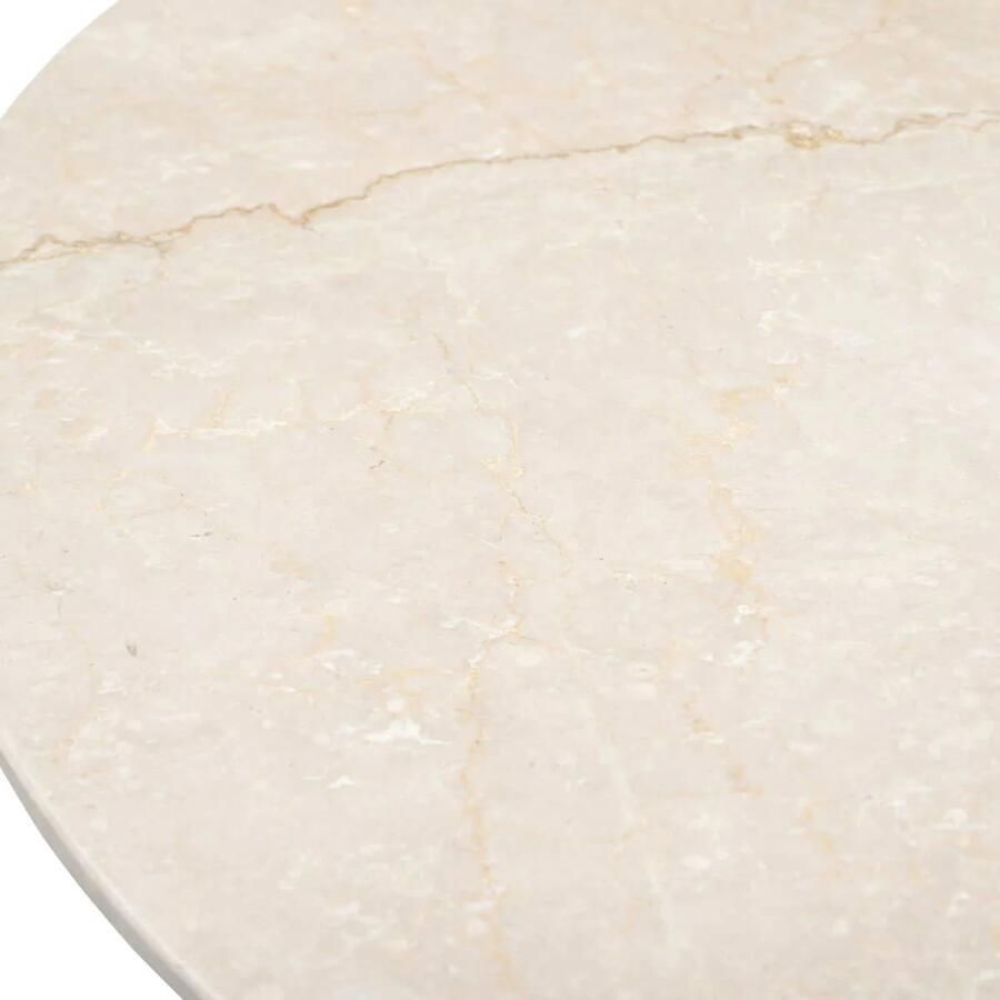 Giga Meubel Eettafel Danae Donkerbruin Marmer Ø130cm - Foto 3