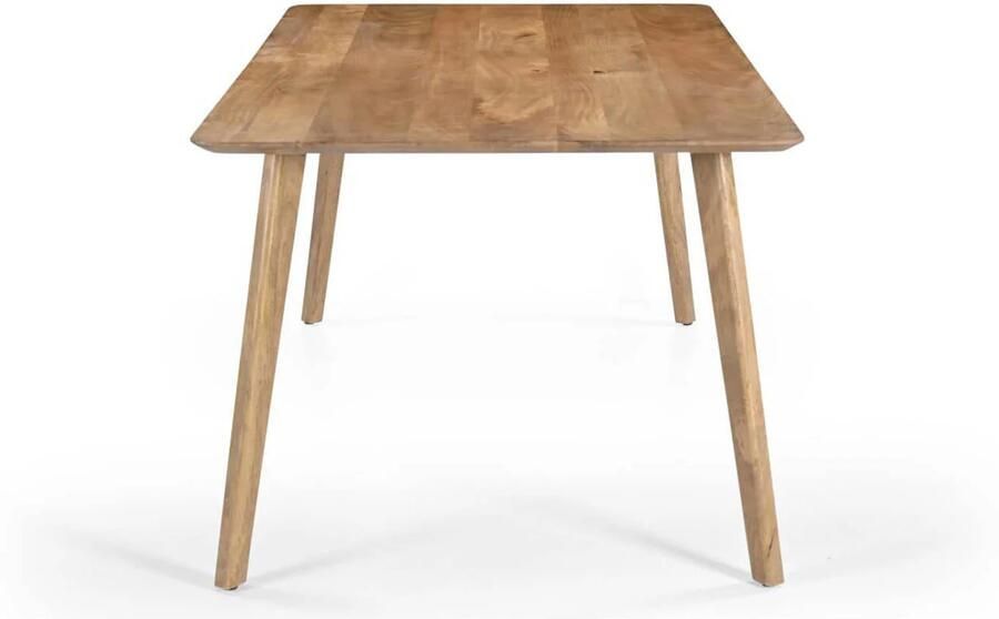 Giga Meubel Eettafel Naturel Mangohout 200cm Rechthoek Eettafel Denmark - Foto 4