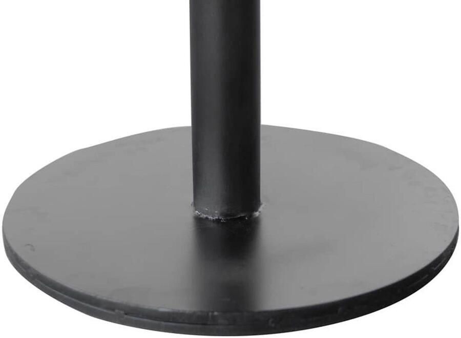 Giga Meubel Eettafel Zwart Rond 110cm Mangohout Tafel Dinand - Foto 4