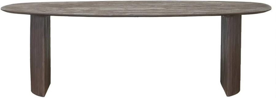 Giga Meubel Eettafel Feline Deens Ovaal Mangohout 220cm - Foto 6