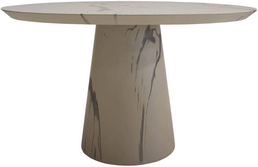 DÉJA Living Eettafel Flen Rond Marmerlook 120x120x76cm - Foto 3