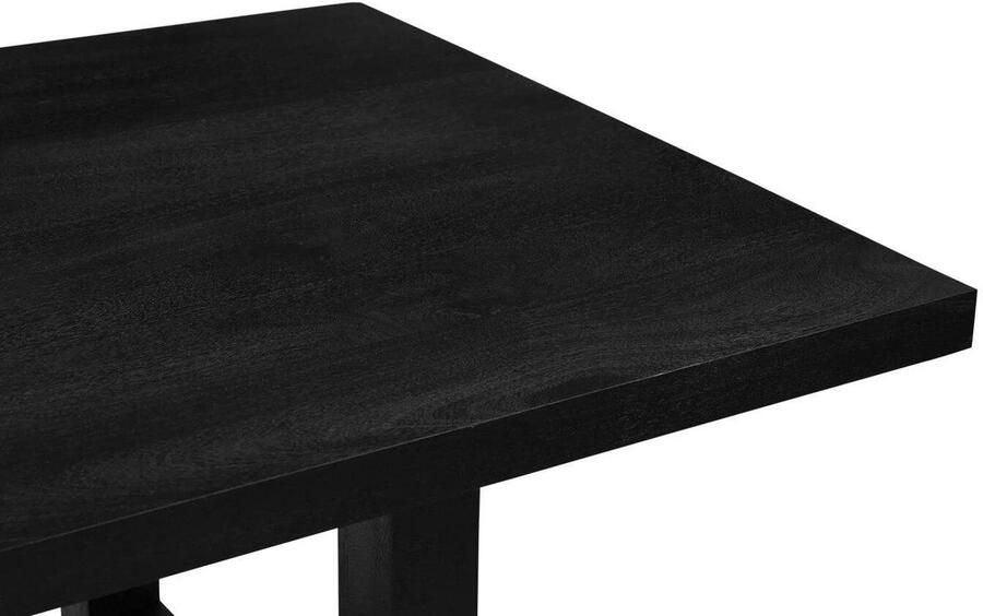 Giga Meubel Eettafel Zwart 240cm Mangohout Industrieel Eettafel Frans - Foto 9