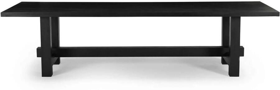 Giga Meubel Eettafel Zwart 240cm Mangohout Industrieel Eettafel Frans - Foto 11