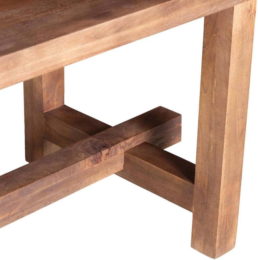 Giga Meubel Eettafel Frans Rechthoek Donkerbruin Hout 300x100x76cm - Foto 2