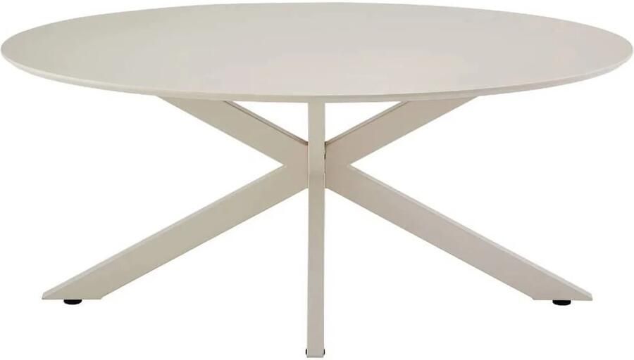 Déja Living DÉJA Living Eettafel Gimo Ovaal Beige HPL 160x100x76cm
