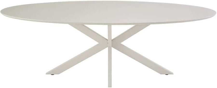 DÉJA Living Eettafel Gimo Ovaal Beige HPL 240x100x76cm