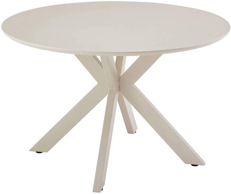 DÉJA Living Eettafel Gimo Rond Beige 120x120x76cm