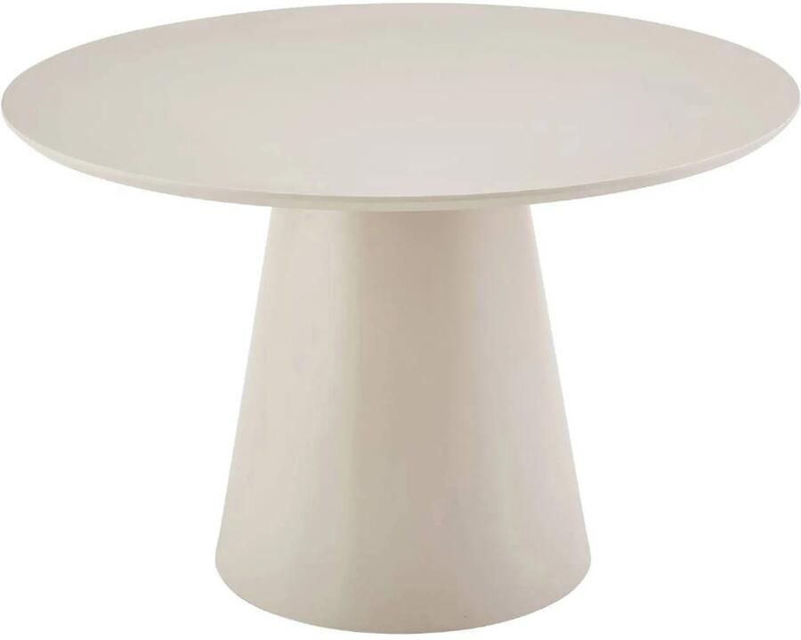 Déja Living DÉJA Living Eettafel Kalix Rond Beige 120x120x77cm