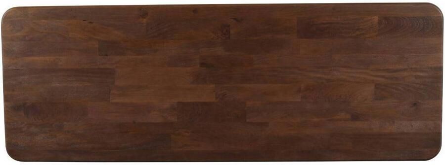 DÉJA Living Eettafel Loja Rechthoek Donkerbruin Mangohout 200x90x76cm - Foto 3