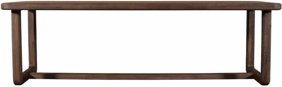 DÉJA Living Eettafel 250cm Loja Rechthoek Donkerbruin Mangohout Mid Century 2-4 Personen - Foto 3