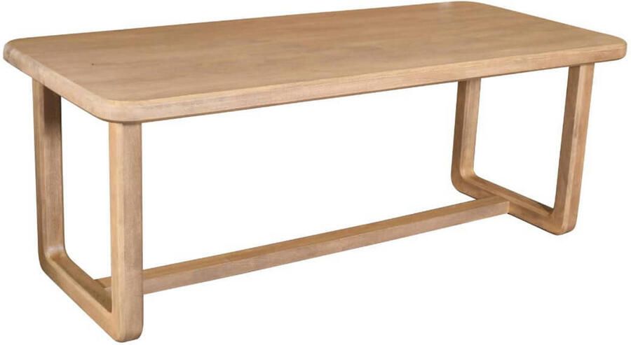 Giga Meubel Eettafel Loja Rechthoek Naturel Mangohout 200x90x76cm