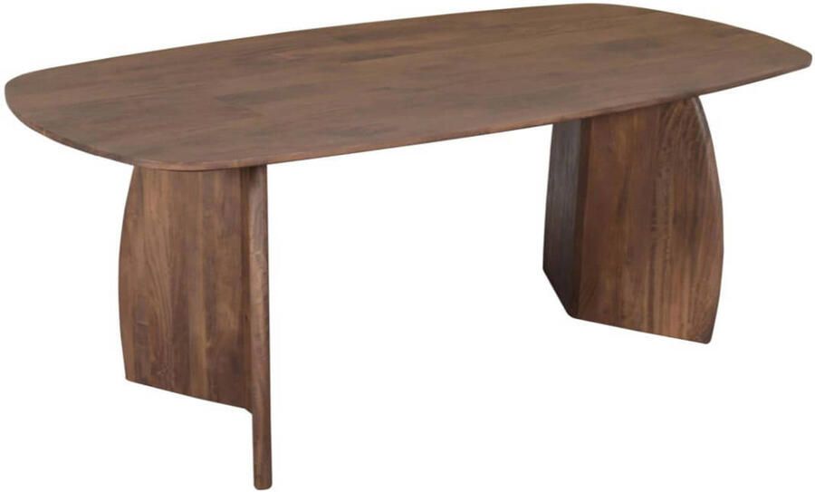 DÉJA Living Eettafel Majada Deens Ovaal Donkerbruin Hout 200x100x76cm - Foto 2