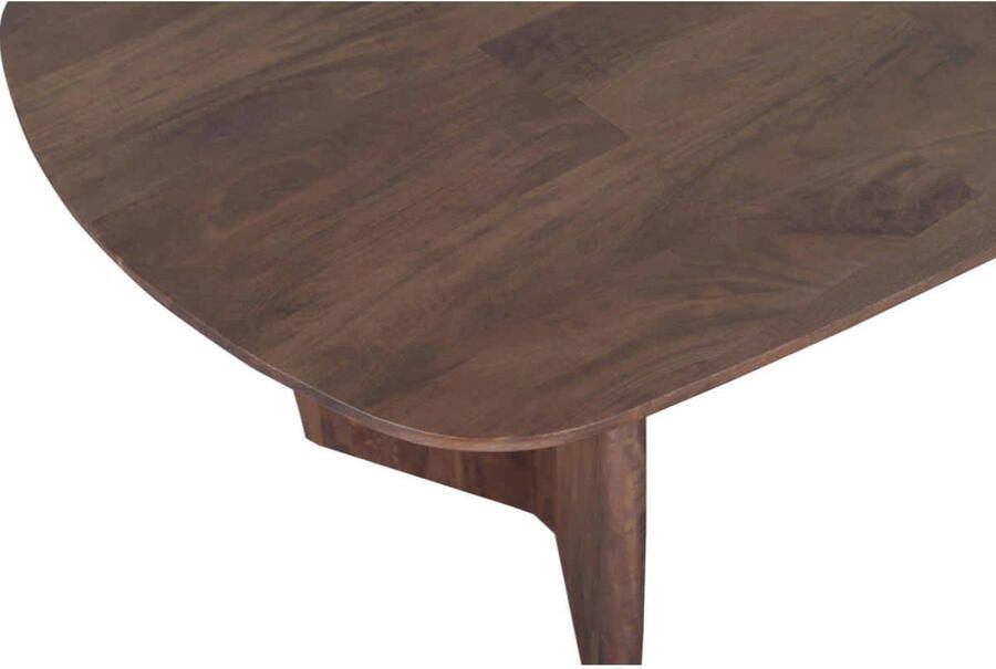 DÉJA Living Eettafel Majada Deens Ovaal Donkerbruin Hout 200x100x76cm - Foto 3
