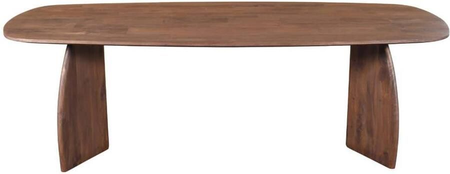 DÉJA Living Eettafel Majada Deens Ovaal Donkerbruin Hout 240x100x76cm - Foto 4